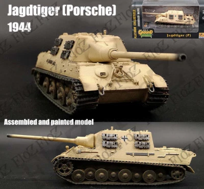 WWII Jagdtiger Porsche hunting tiger tank #009 Germany 1944 1/72 tank Easy model - Image 1 of 4