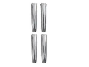 Weld On Fishing Rod Holder - 10" Polished Aluminum - Picture 1 of 3