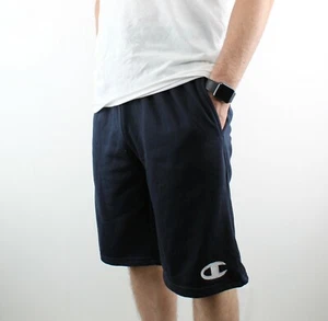 Champion Men's Gym Shorts with Logo Polyester Fleece Short, 11 Inch Inseam - Picture 1 of 13