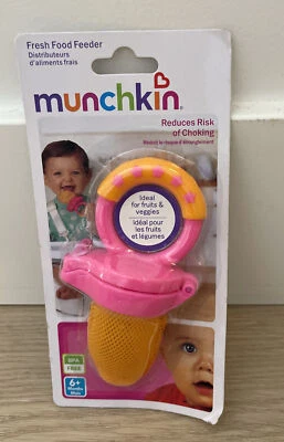 Nuevo con etiquetas Alimentador de alimentos frescos Munchkin Healthflow reduce el riesgo de asfixia sin BPA Foto 1 de 4