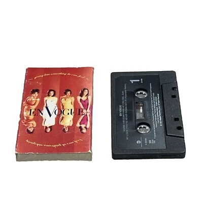 EnVogue Giving Him Something He Can Feel Cassette Single 1992 EastWest Records - Image 1 of 2