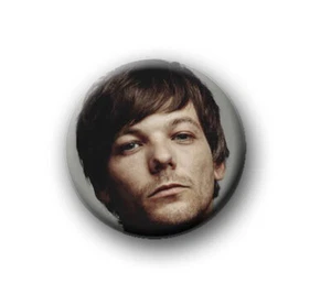 I LOVE / CORAZÓN LOUIS / 1"" / 25 mm botón de pin / insignia / Tomlinson / One Direction - Imagen 1 de 3