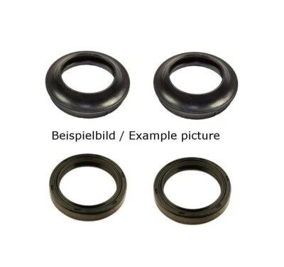 Honda XR 250 R 1984 1985 Fork Seals Dust Caps Set - Image 1 of 3