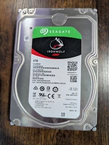 Seagate Ironwolf NAS 6TB SATA 7200 RPM 3.5" Hard Drive - ST6000VN0033 - Picture 1 of 2