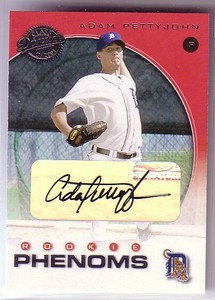 2001 Donruss Class of 2001 Rookie Autographs #272 Adam Pettyjohn PH Auto /425
