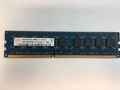 2GB 2Rx8 PC3-8500E DDR3 PC Memory Stick RAM HMT125U7BFR8C - Image 1 of 2