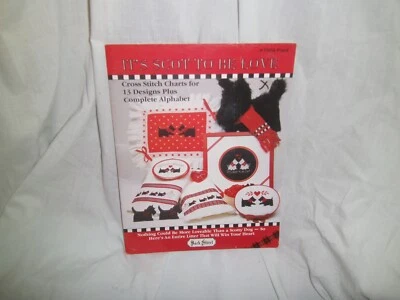 SCOTTY DOGS - IT'S SCOT TO BE LOVE - 13 DESIGNS IN COUNTED CROSS STITCH - Image 1 of 4