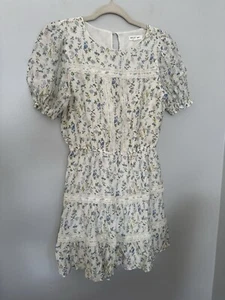 Blu Pepper Babydoll Präriekleid mit Blumenmuster Größe Small weiß - Bild 1 von 7