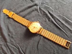 Glashütte Herren Uhr RWAG UNIDO Tag Datum 1960 Handaufzug vergoldet - Bild 1 von 9