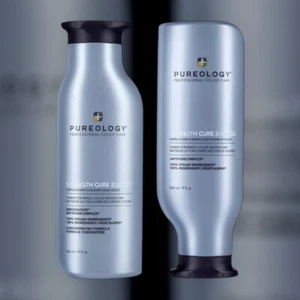 Pureology Strength Cure Blonde Toning Shampoo and Conditioner 266ml/9fl.oz. New - Picture 1 of 1