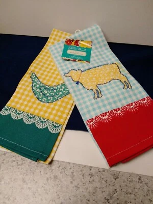 Juego de 2 toallas de cocina Pioneer Woman Animals 16X28" Foto 1 de 4