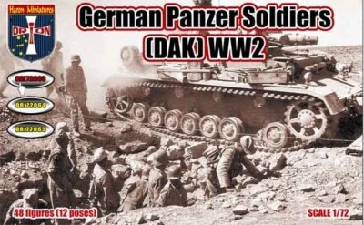 Orion MINIATURES 1/72 - 72063 World War II German Panzer Soldiers (DAK)