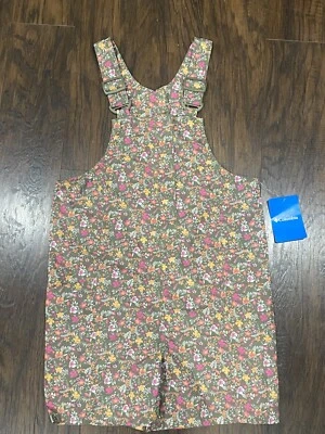 Nuevo con etiquetas Mono corto floral lavado Columbia Youth M verde militar rosa floral Foto 1 de 4