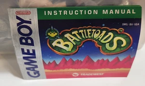 Battletoads Instruction Manual Only - Nintendo Game Boy 1991 Tradewest Rare - Picture 1 of 2