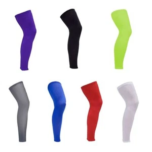 Anti-UV Knee Calf Sleeves Sunscreen Leg Warmers for Men Women - Picture 1 of 19