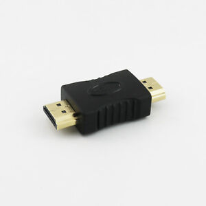HDMI-compatible Male To Male Coupler Gender HDTV Extender Adapter Connector