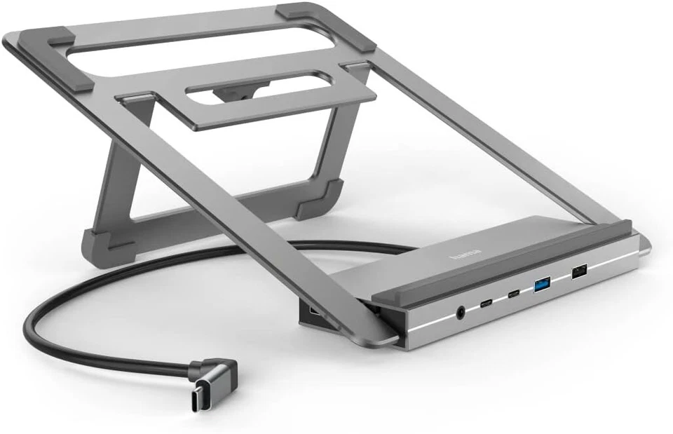 HAMA 12in1 USB-C Docking Station Connect2Office 2x HDMI DP 4K@60Hz LAN USB-A - Bild 1 von 4