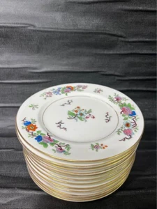 12er Set feine Coalport Corea Musterplatten. 7 3/4"" Durchmesser - Bild 1 von 22