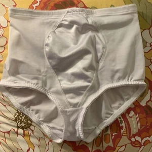 Vtg Cupid Brief 2196 Womens Choice XL or 2 XL High Panty Shaper White Satin NWOT - Picture 1 of 5