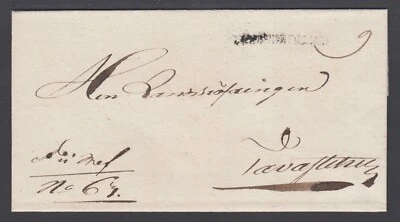 Rusia (?), cubierta temprana sin sello para ?, sello de cera rojo cirílico, limpio Foto 1 de 4