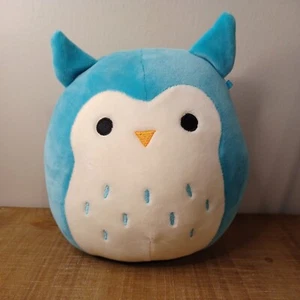 Peluche Squishmallows Winston Il Gufo Imbottito 8 Pollici - Turchese Usato in Ottime Condizioni - Foto 1 di 7