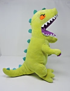 Nickelodeon Rugrats groß 16 Zoll Reptar Dinosaurier Plüschtier Kuscheltier grün lila - Bild 1 von 10