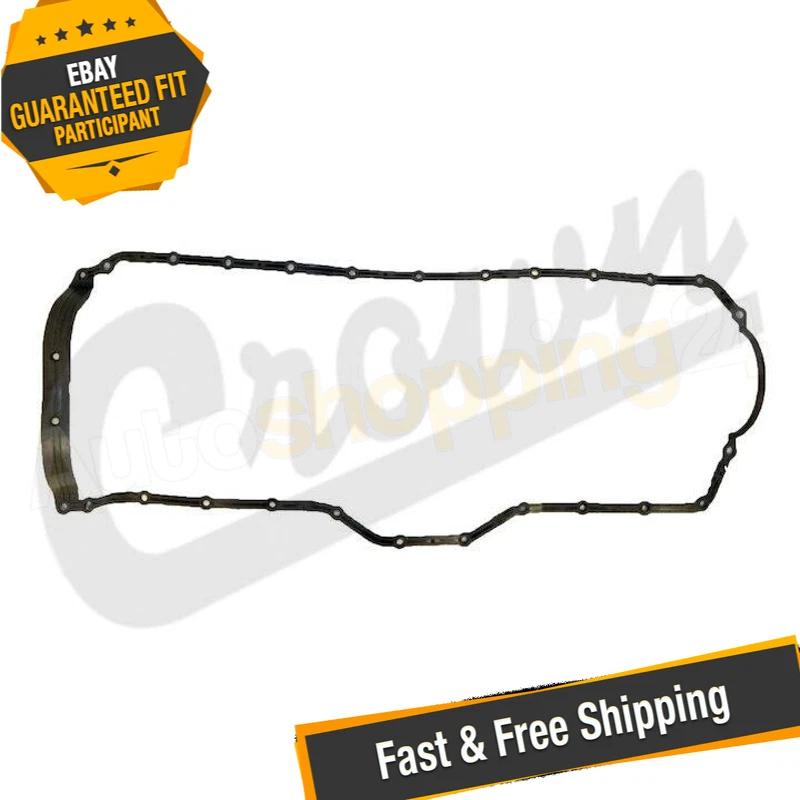 Junta de cárter de aceite Crown Automotive 53007568 para Jeep Wrangler TJ 1997-2006 Foto 1 de 4
