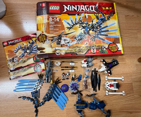 LEGO NINJAGO: Lightning Dragon Battle (2521) Complete Set ,box & manuals