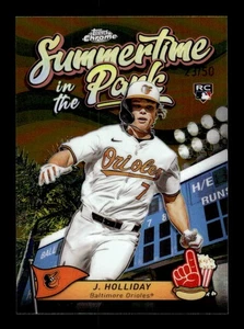 Jackson Holliday 2024 Topps Chrome #SITP-8 Summertime in the Park Gold /50 - Picture 1 of 2