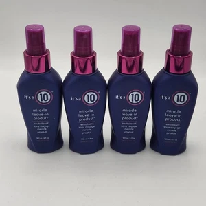 NEU 4er-Pack It's a 10 Miracle Leave-in Haarprodukt 4 Unzen Glanz Reparatur Schutz - Bild 1 von 3