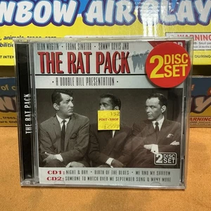 The Rat Pack CD Album Dean Martin Frank Sinatra Sammy Davis Jhr 2 CD New - Picture 1 of 2