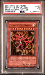 PSA 7 YuGiOh 2003 Slifer the Sky Dragon 1 GBI-001 Game Boy Advance NM-MT ๐ซ๐ฅ - Picture 1 of 2
