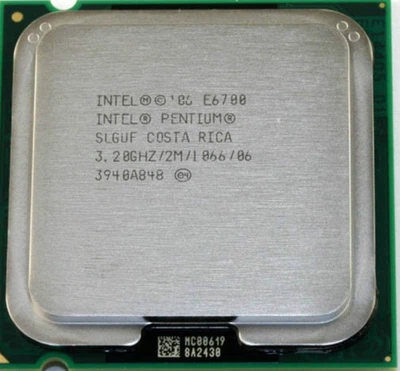 Intel Pentium E6700 3.2GHz Dual Core 2MB LGA 775 1066 MHz CPU Processor - Image 1 of 4
