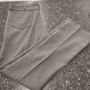 Vintage Wrangler Gray Polyester Pants 82HG 36x34 Made In USA - Picture 1 of 6