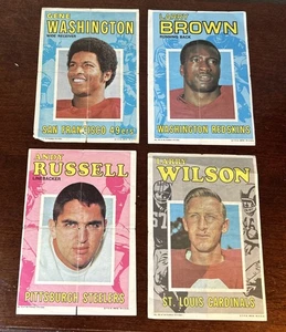 1971 Topps Posters Lot Gene Washington Larry Brown Larry Wilson Andy Russell - Picture 1 of 6