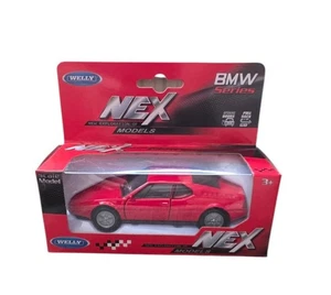 WELLY BMW M1 E26 1:34-1:39 11cm NEX Modellauto  Diecast - Bild 1 von 2