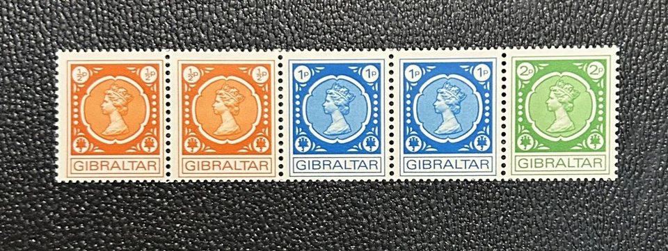直布罗陀:1971 全套 3,SC#273-275a,全新邮票,5 件装 # SC-03281 — 第 1/1 张图片