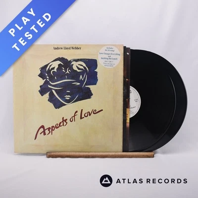 Andrew Lloyd Webber Aspects Of Love Double LP Album Vinyl Record - VG+/VG+ - Image 1 of 4