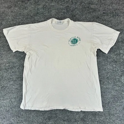 Camisa de rafting vintage para hombre grande Mt Shasta Turtle River camping puntada única Y2K Foto 1 de 4