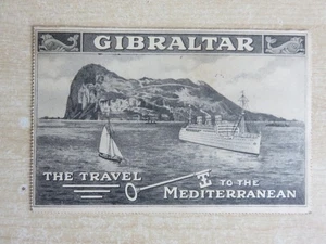 Gibraltar Postal Letter Card 'Key to the Mediterranean' Postcard. Used. - Picture 1 of 6