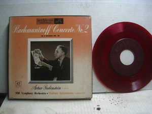 Rachmaninoff Conc no 2, Rubinstein, piano *RCA Victor WDM 1075 45 rpm (5) - Picture 1 of 1