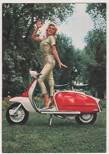 Jane Mansfield Werbung Lambretta Roller, Postkarte - Bild 1 von 2