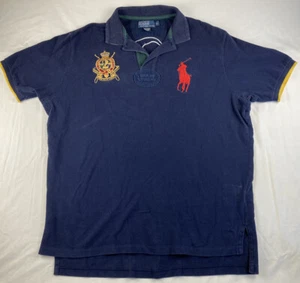 VTG 90s Polo Ralph Lauren PRL Double Sided Riders & Jockey Club Crest Shirt XL - Picture 1 of 10