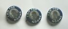 (3) Older Political Campaign Picture Buttons From New Hampshire~ I AM FOR NOONE