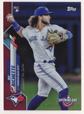 2020 Topps Opening Day Bo Bichette Rookie RED FOIL Toronto Blue Jays RC