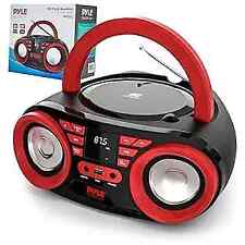  Portable CD Player Bluetooth Boombox Speaker - AM/FM Stereo Radio & Audio Red