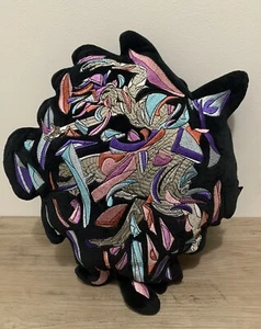 Louis De Guzman “Falling Through” Cushion 15” Pillow Embroidered Art 2021 RARE - Picture 1 of 8