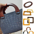 Wood Bag Handle Tote Handle Woven Bag Handle Luggage Accessories Handcraft Round