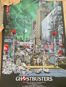 Póster Impreso Artístico Ghostbusters Edición Variante de Ken Taylor MONDO 03/15 ✅ - Imagen 1 de 2