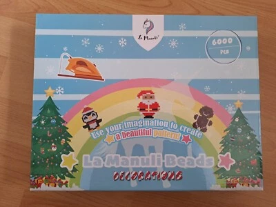 La Manuli 6000 Bügelperlen Set Weihnachten #NEU&OVP!! - Bild 1 von 3